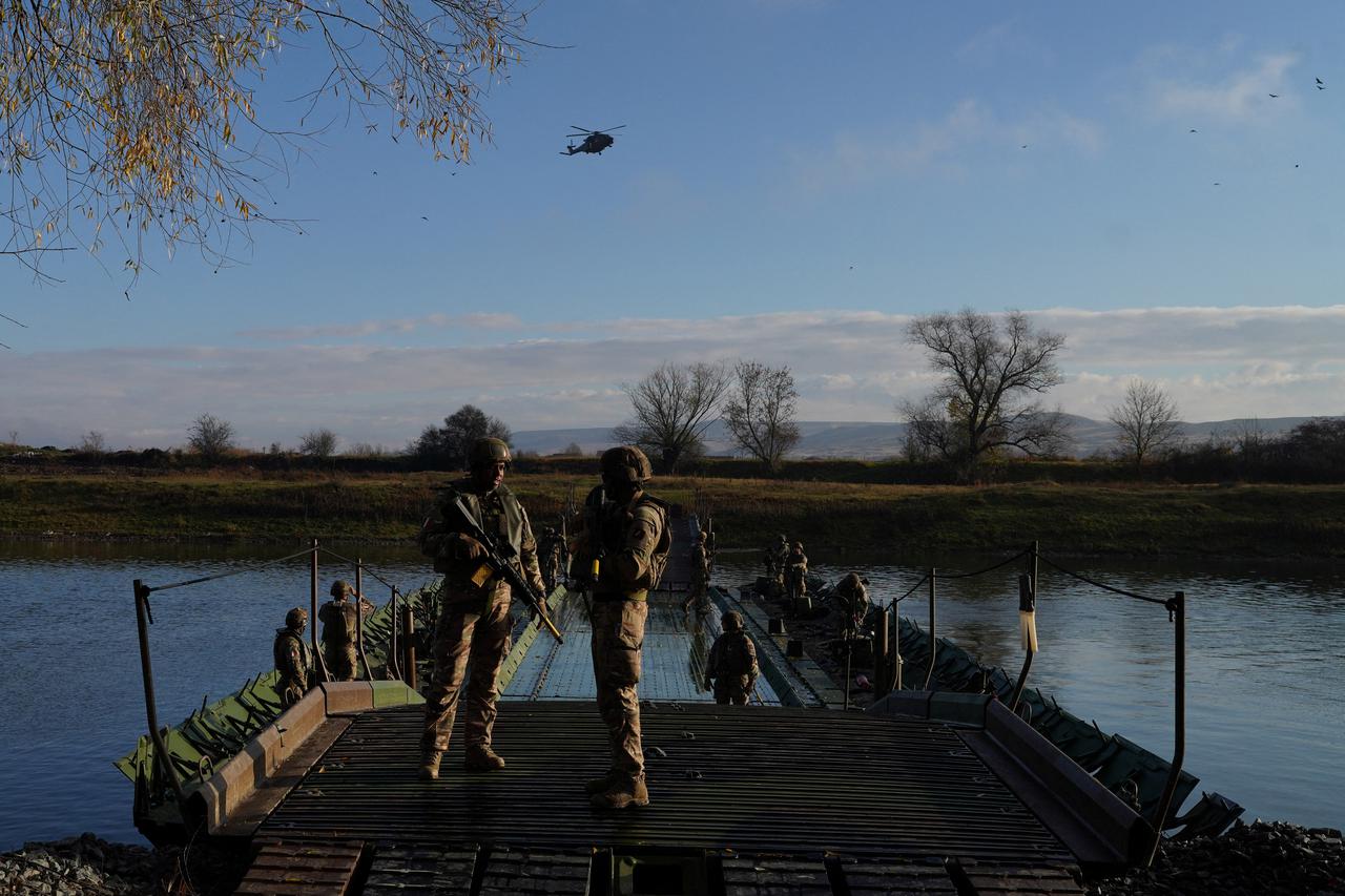 "Dacian Fall" military exercise in Santimbru, Romania