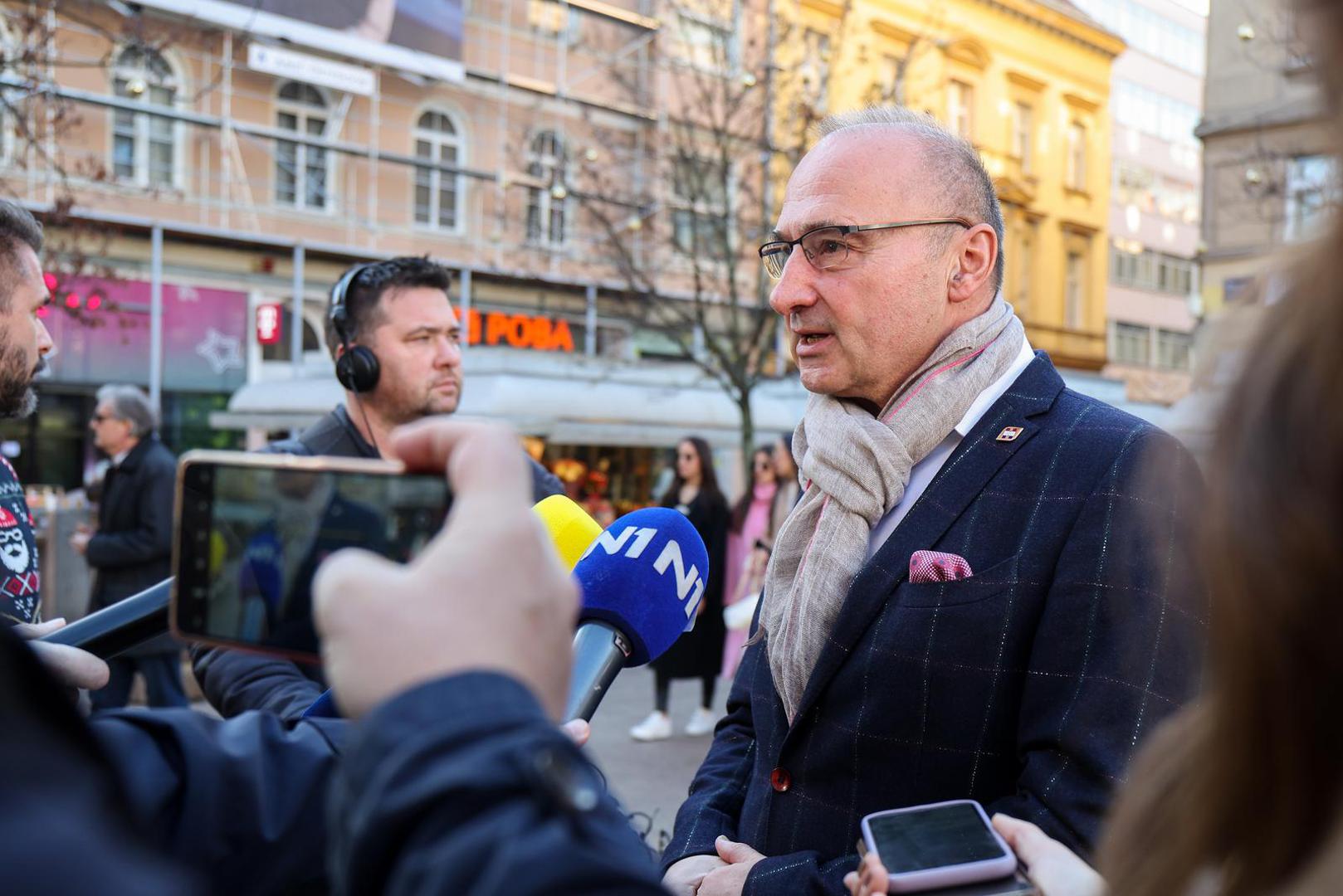 31.12.2022., Zagreb - Poznate osobe u centru garada na spici. Gordan Grlic Radman. Photo: Luka Stanzl/PIXSELL