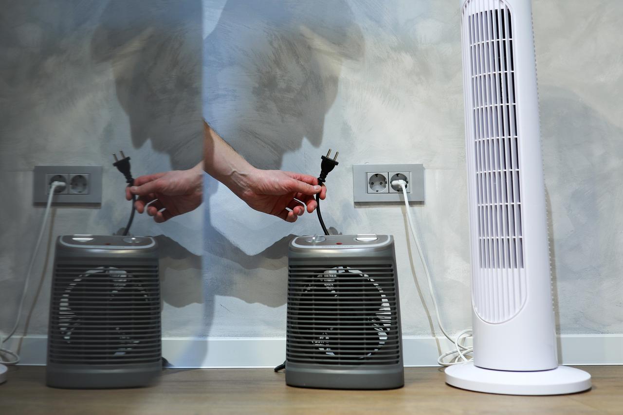 Zagreb: Ruše se rekordi u potrošnji električne energije zbog korištenja grijalica radi niskih temperatura