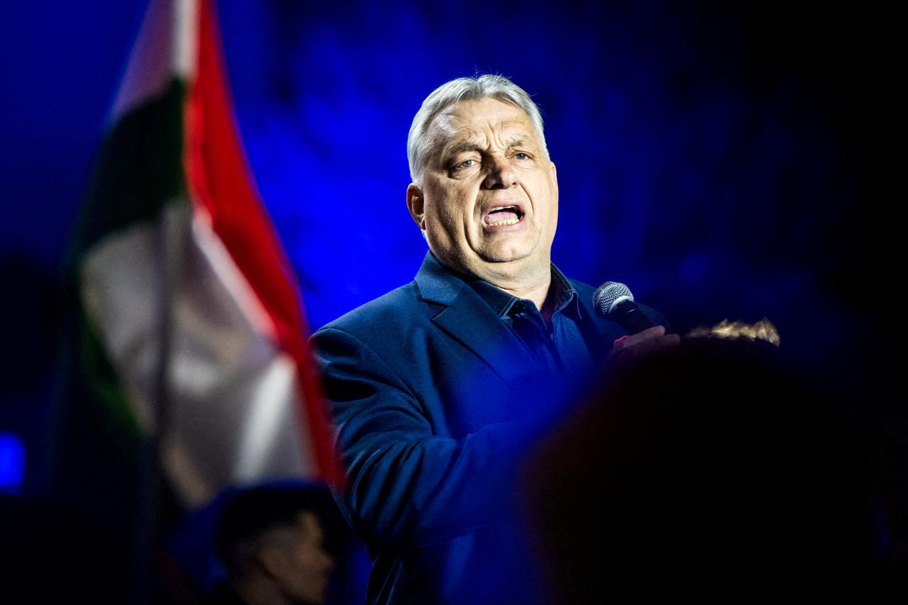 FILE PHOTO: Vance plans Hungary visit in show of support for Orban ahead of tight election, sources say