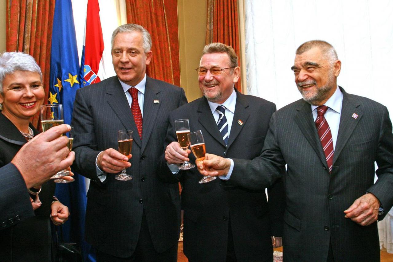 Kosor, Sanader, Šeks, Mesić