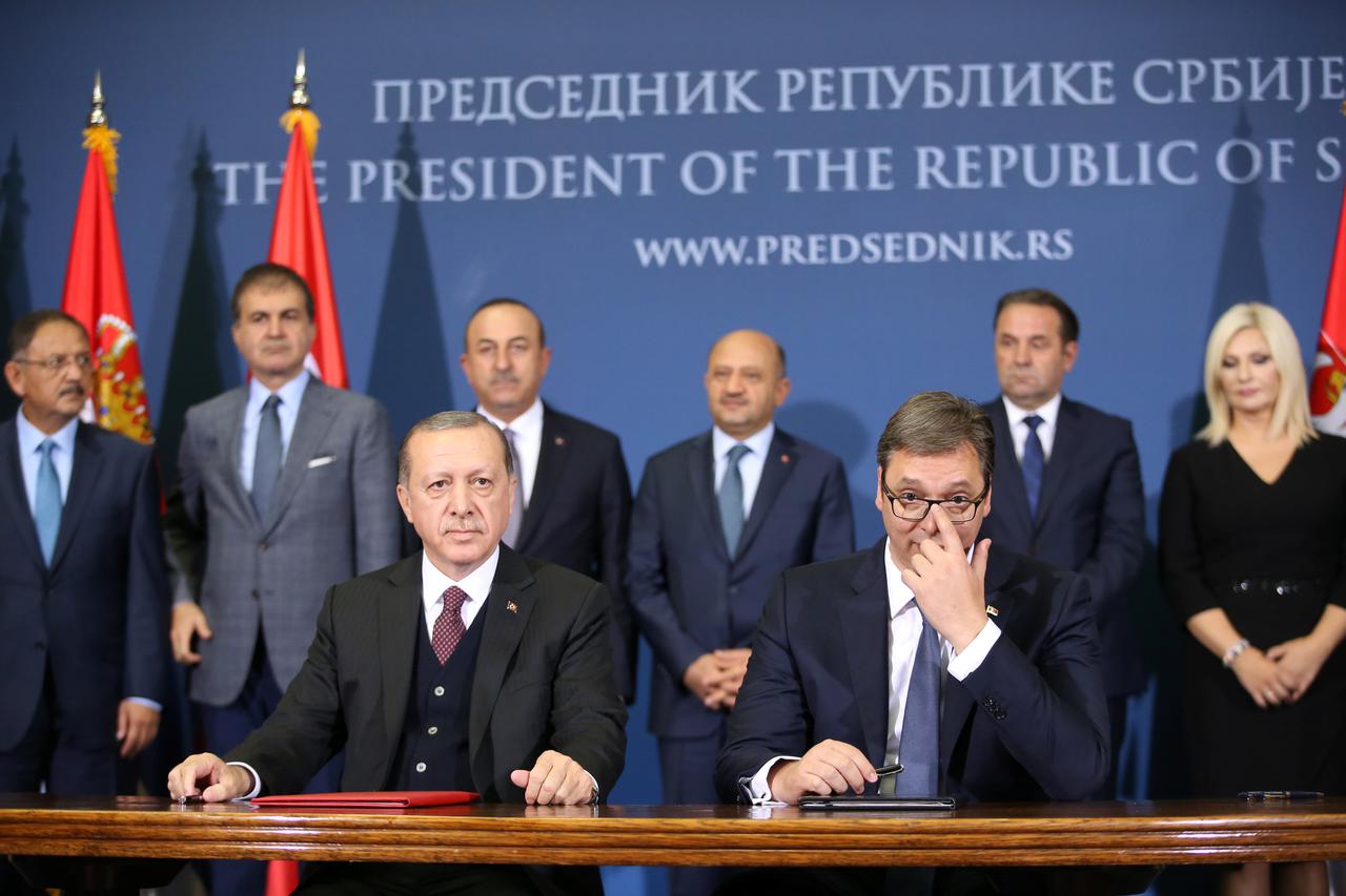 Reçep Tayyip Erdoğan i Aleksandar Vučić