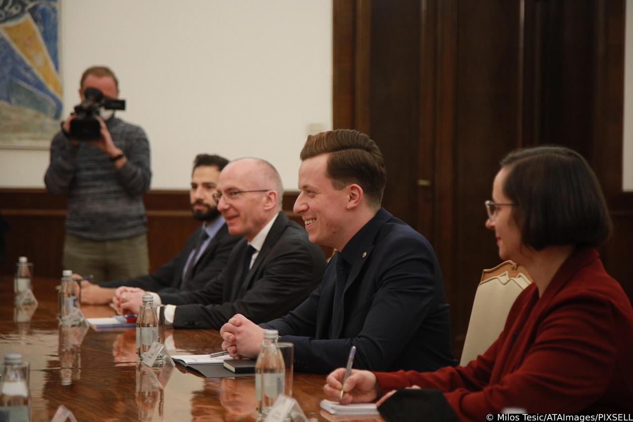 Beograd: Predsjednik Srbije Aleksandar Vučić sastao se s Adisom Ahmetovićem