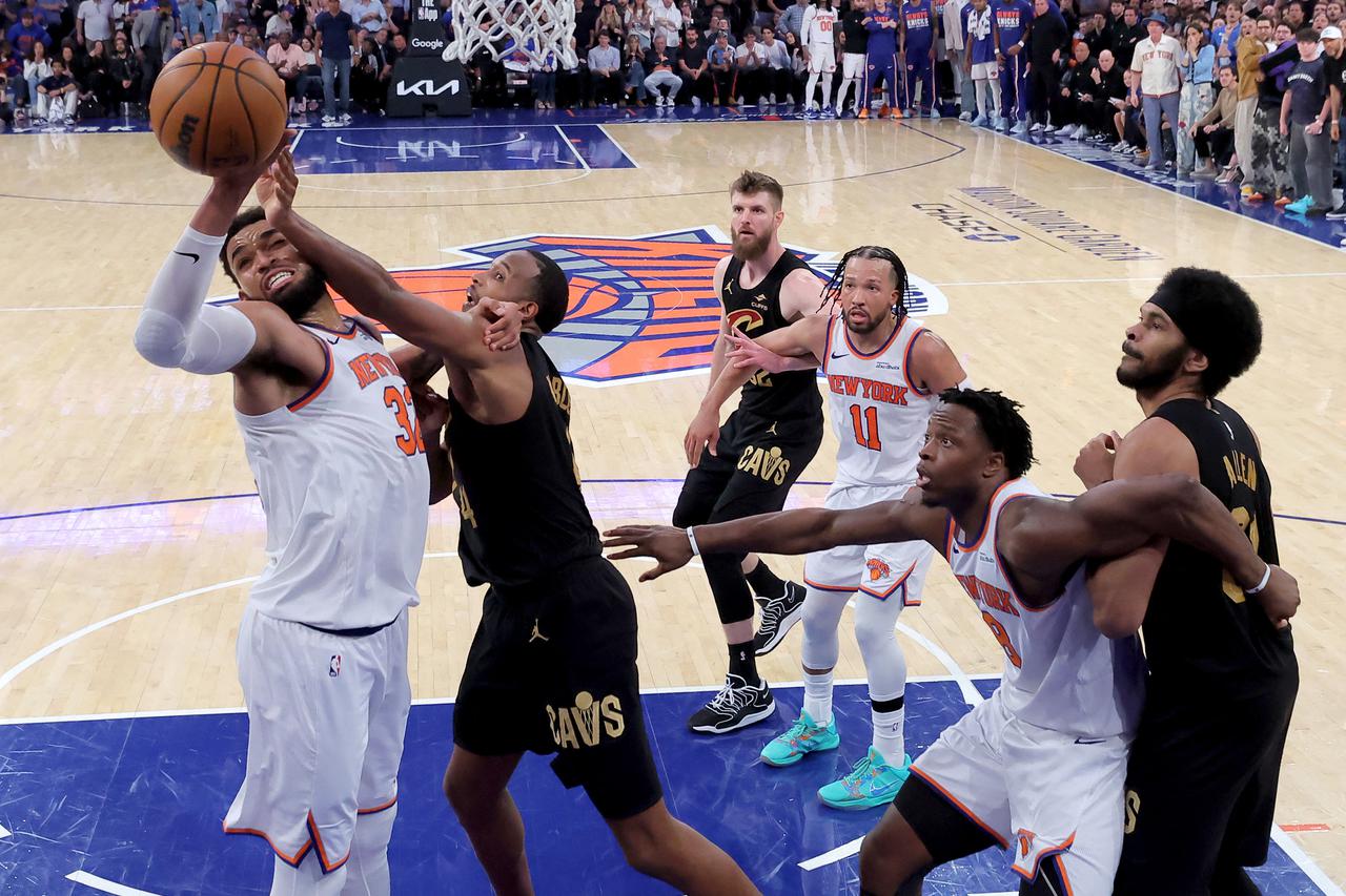 NBA: Playoffs-Cleveland Cavaliers at New York Knicks