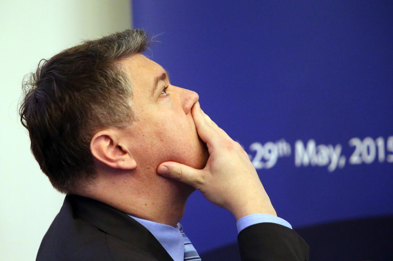 26.05.2015., Split - Okrugli stol na temu Stabilnost financijskog sustava - znacaj za hrvatsko gospodarstvo na 11. medjunarodnom znanstvenom skupu Izazovi Europe: Rast, konkurentnost, nejednakost. Sudionici okruglog stola: boris Vujcic, Boris Lalovac,Zdes