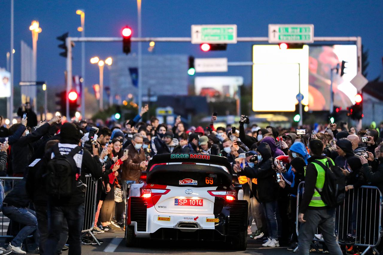 Zagreb: Ceremonijalni start WRC Croatia Rally 2021.