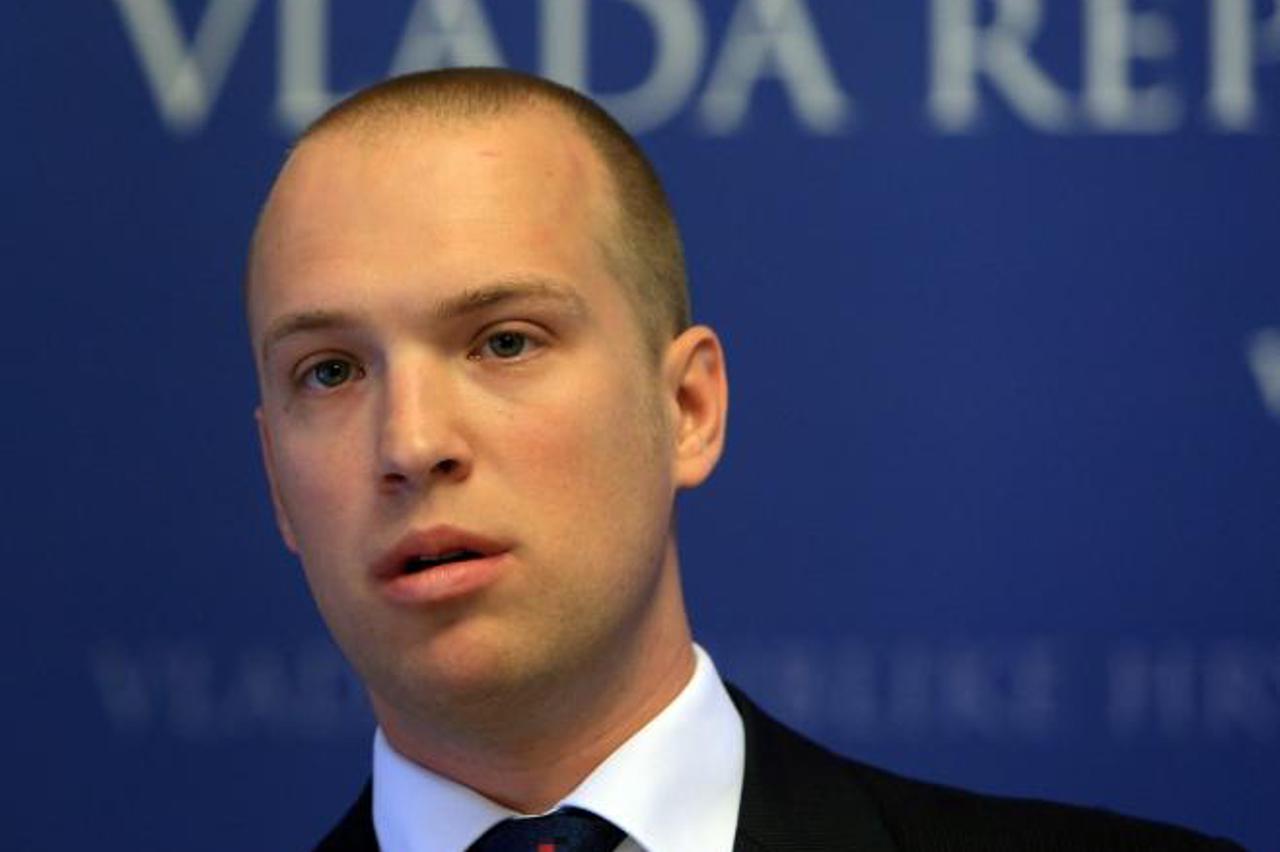 '28.06.2013., Zagreb - Konferencija za medije Vlade Republike Hrvatske o svecanosti obiljezavanja ulaska Hrvatske u EU. Tomislav Saucha.  Photo: Dalibor Urukalovic/PIXSELL'