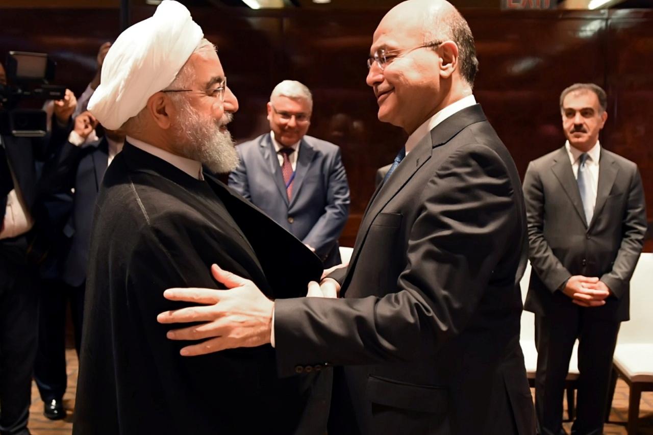 Irački predsjednik Barham Salih i iranski predsjednik Hassan Rouhani