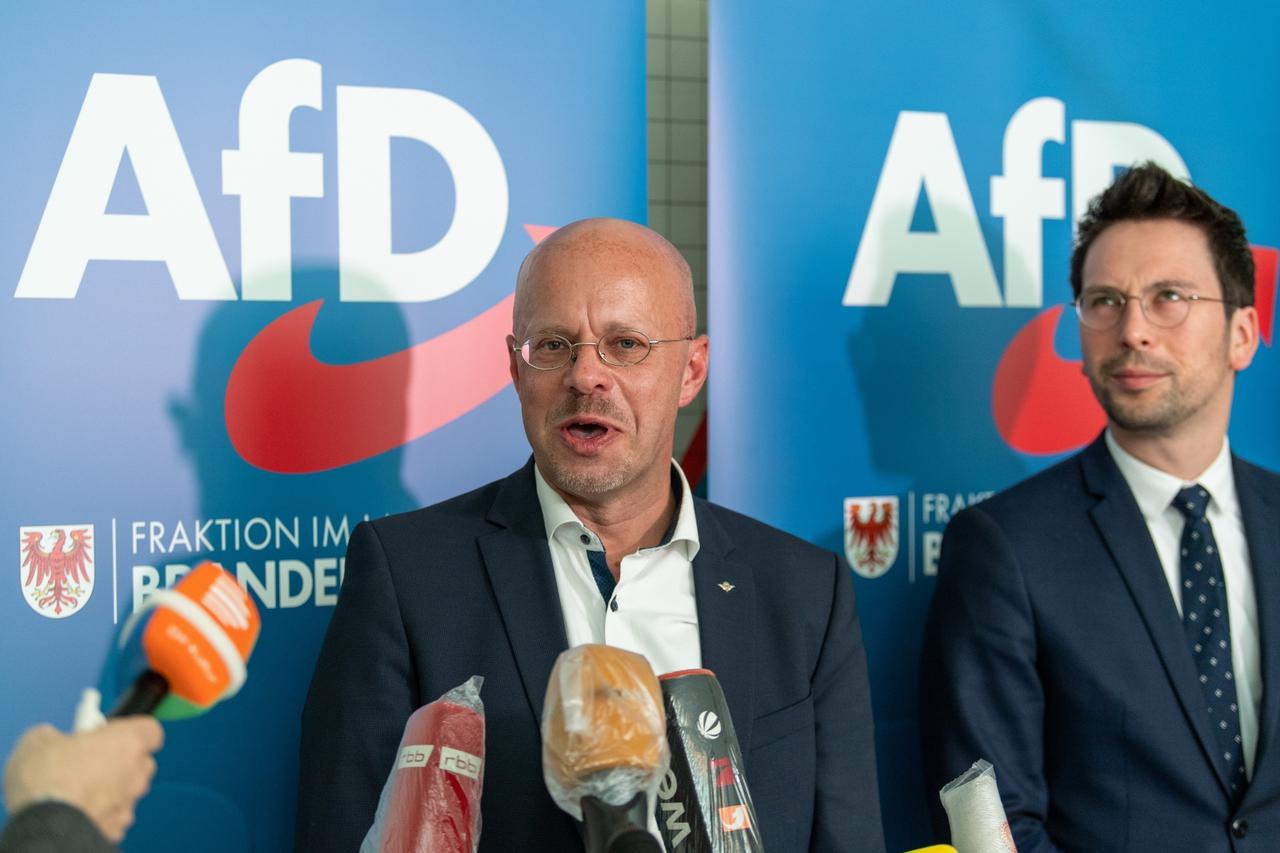 Faction meeting of the AfD Brandenburg