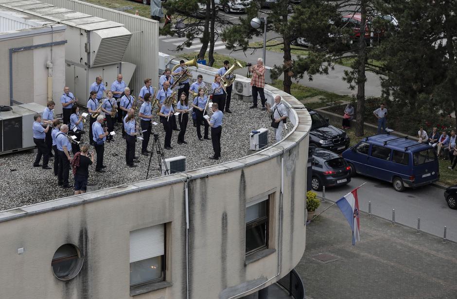 Zagreb: Koncert orkestra ZET-a s krova Centra za kulturu kojim se obilježava njegova 95. obljetnica