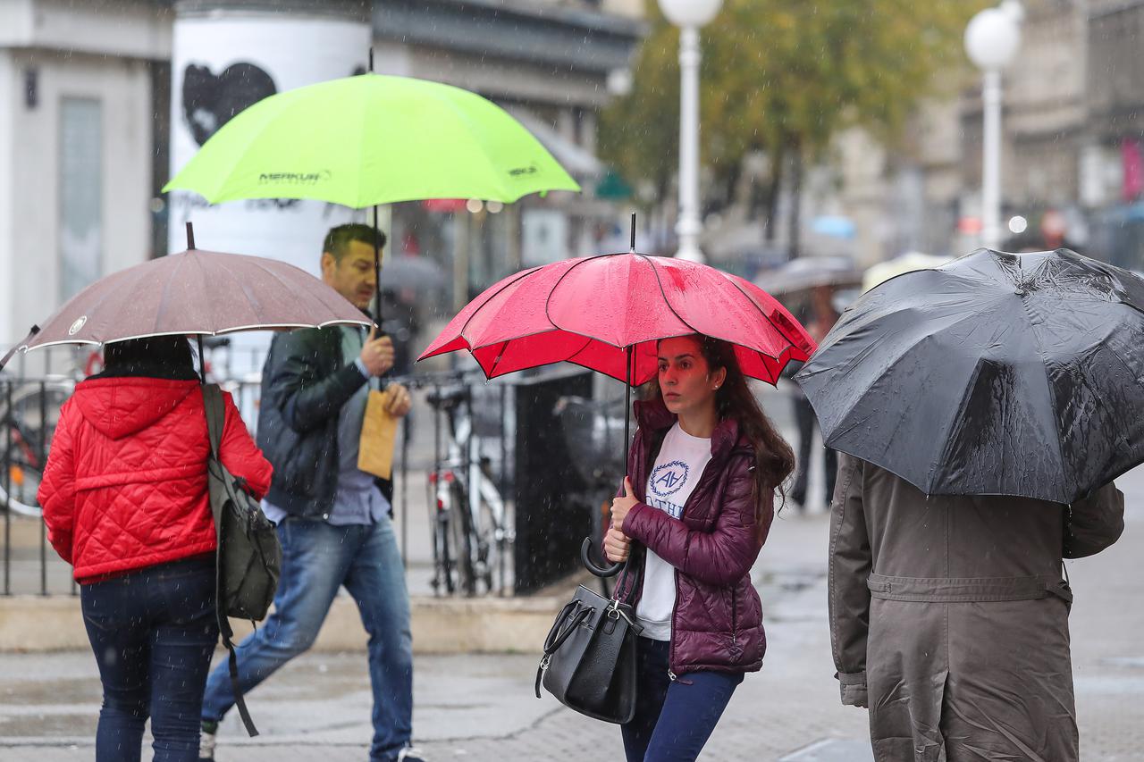 kiša u Zagrebu