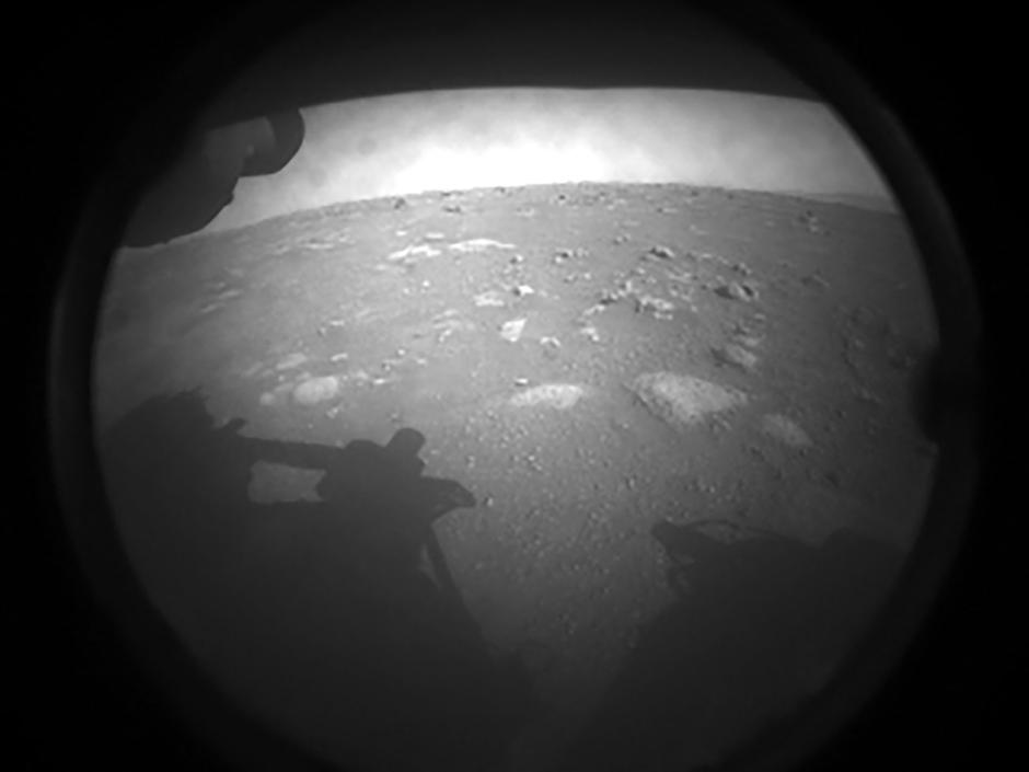 NASA Rover Perseverance Sends Back Its First Image