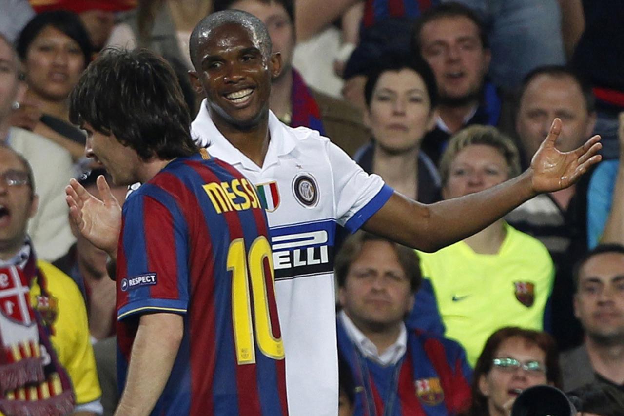 Lionel Messi Samuel Eto\'o 