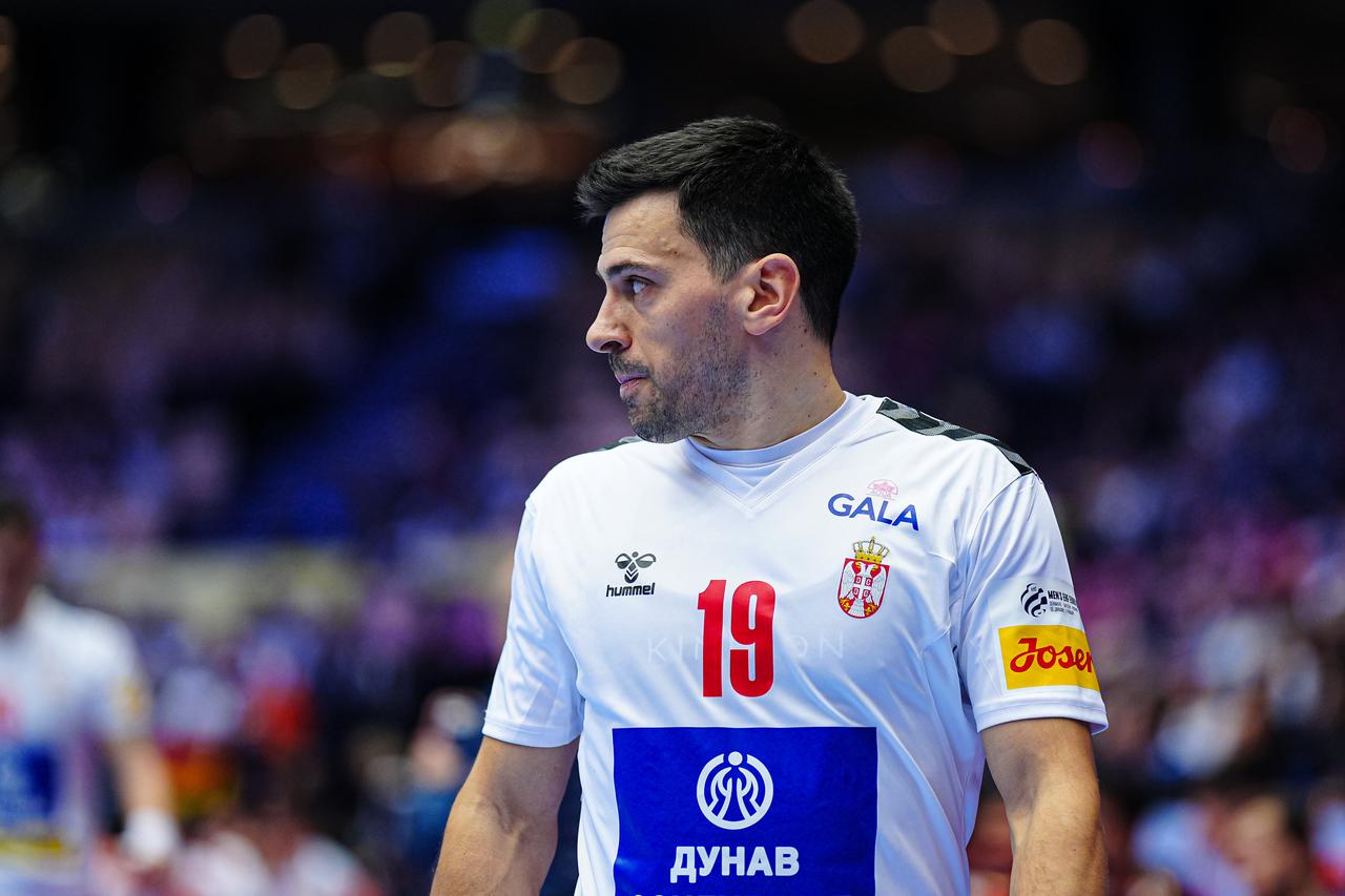 DEN, Spanien vs. Serbien, Handball, EHF Europameisterschaft 2026, Gruppe A, Spieltag 1, 15.01.2026