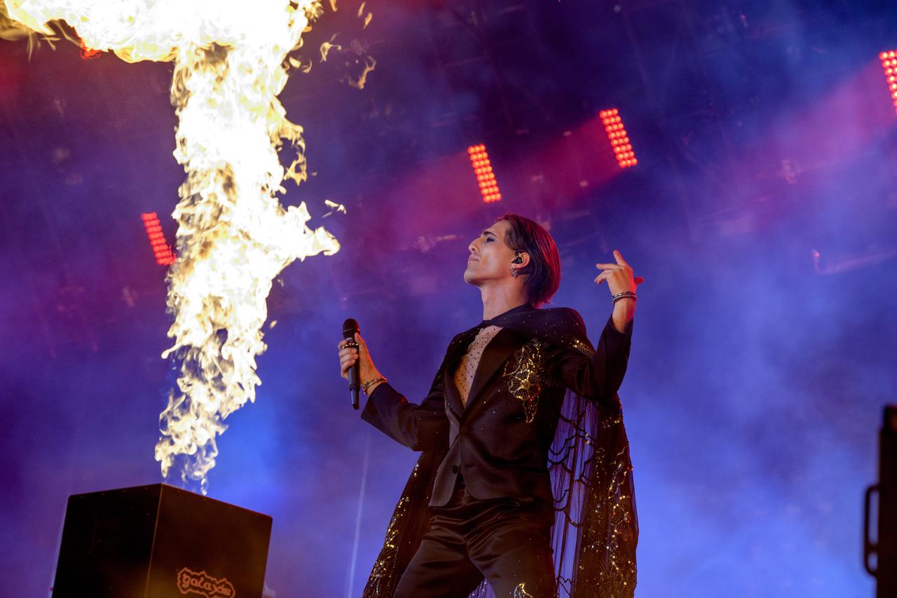 Rome, MAneskin concert at the Circus Maximus