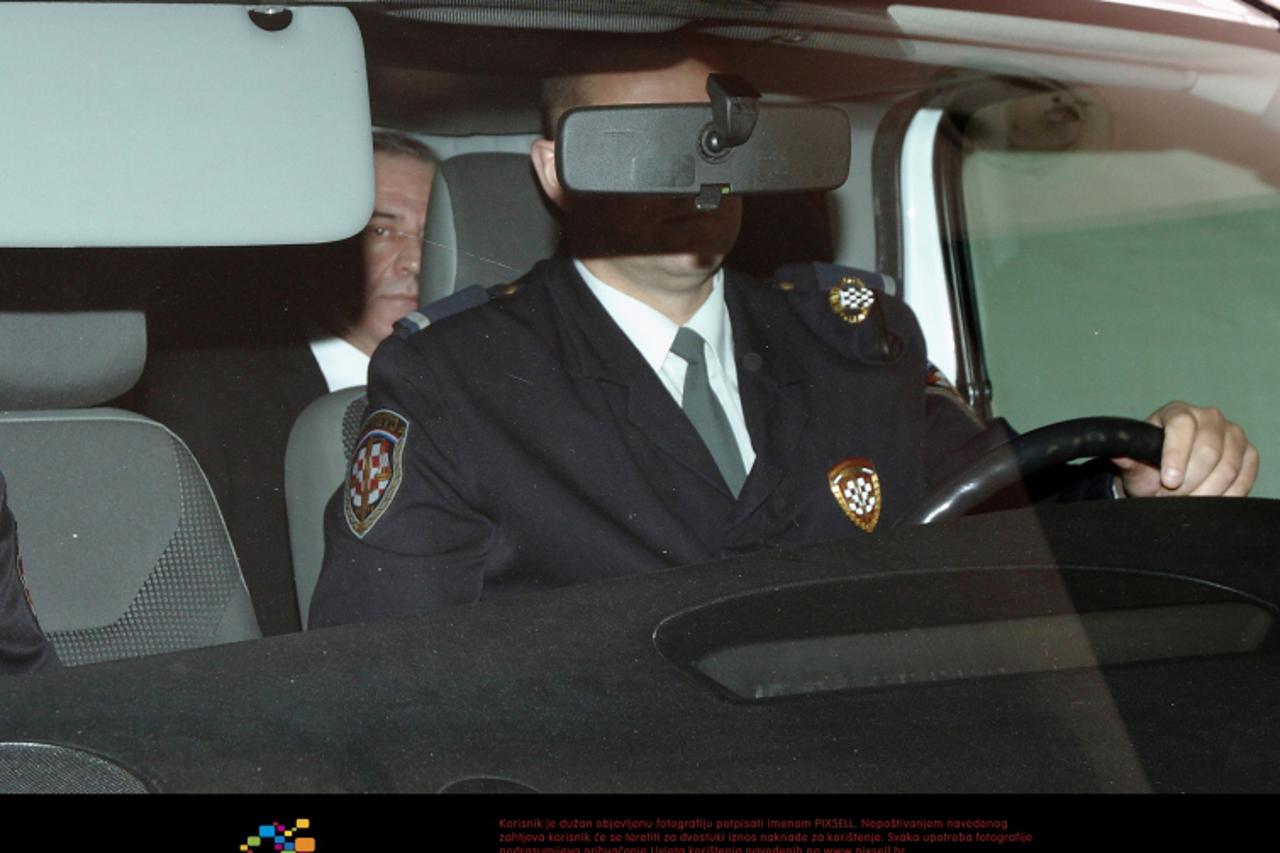 '14.10.2011., Zagreb - Ivo Sanader izlazi iz  Zupanijskog suda u Zagrebu. Photo: Davor Puklavec/PIXSELL'