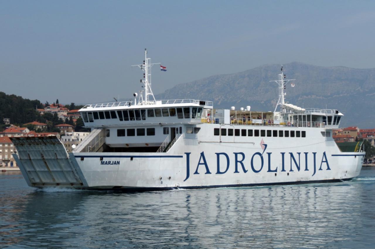'20.06.2012., Split - Jadrolinijin trajekt Marjan, ilustracija. Photo: Ivo Cagalj/PIXSELL'