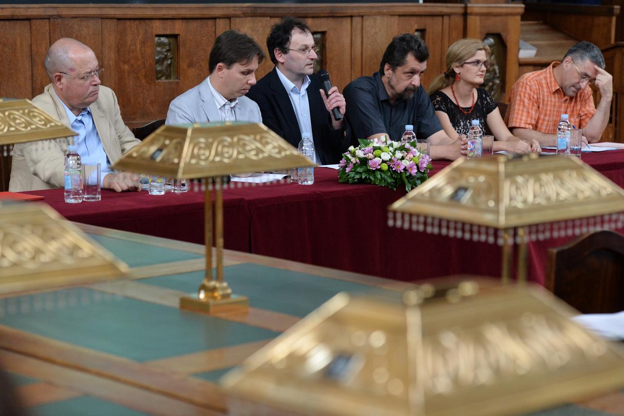 09.06.2015., Hrvatski drzavni arhiv, Zagreb - U povodu Medjunarodnog dana arhiva odrzan okrugli stol pod nazivom 