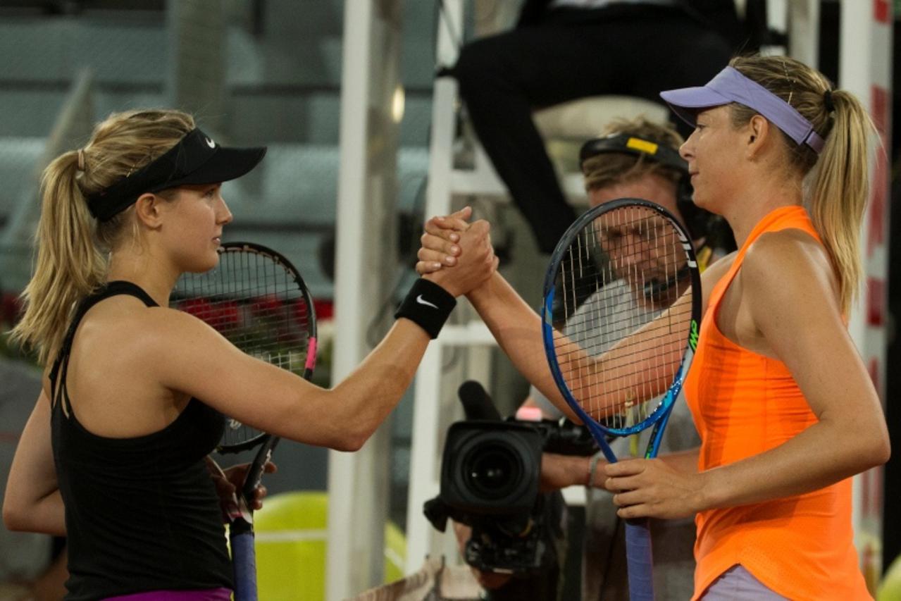 Eugenie Bouchard i Marija Šarapova