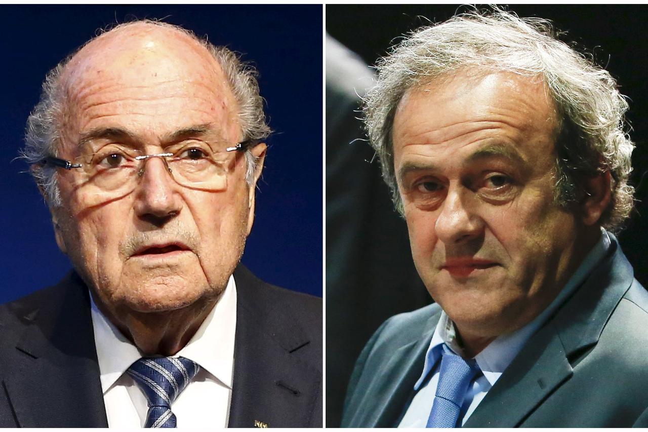 Sepp Blatter i Michel Platini