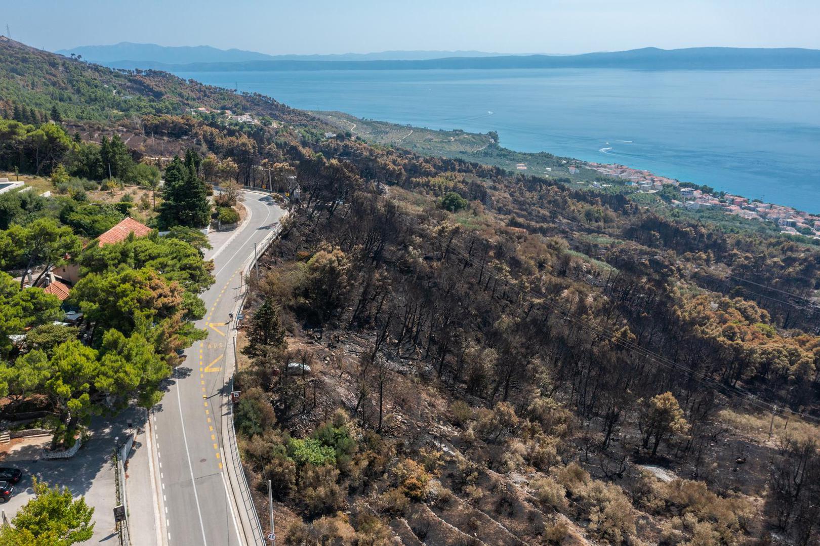 Posebno su bolni prizori iz Parka Prirode Biokovo.