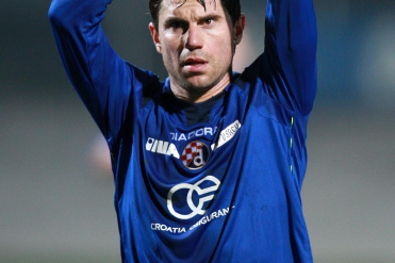 '20.11.2010., stadion Kranjceviceva, Zagreb - Nogometna utakmica 16. kola prve HNL, NK Hrvatski dragovoljac - NK Dinamo.Leandro Damian Cufre. Photo: Igor Kralj/PIXSELL'