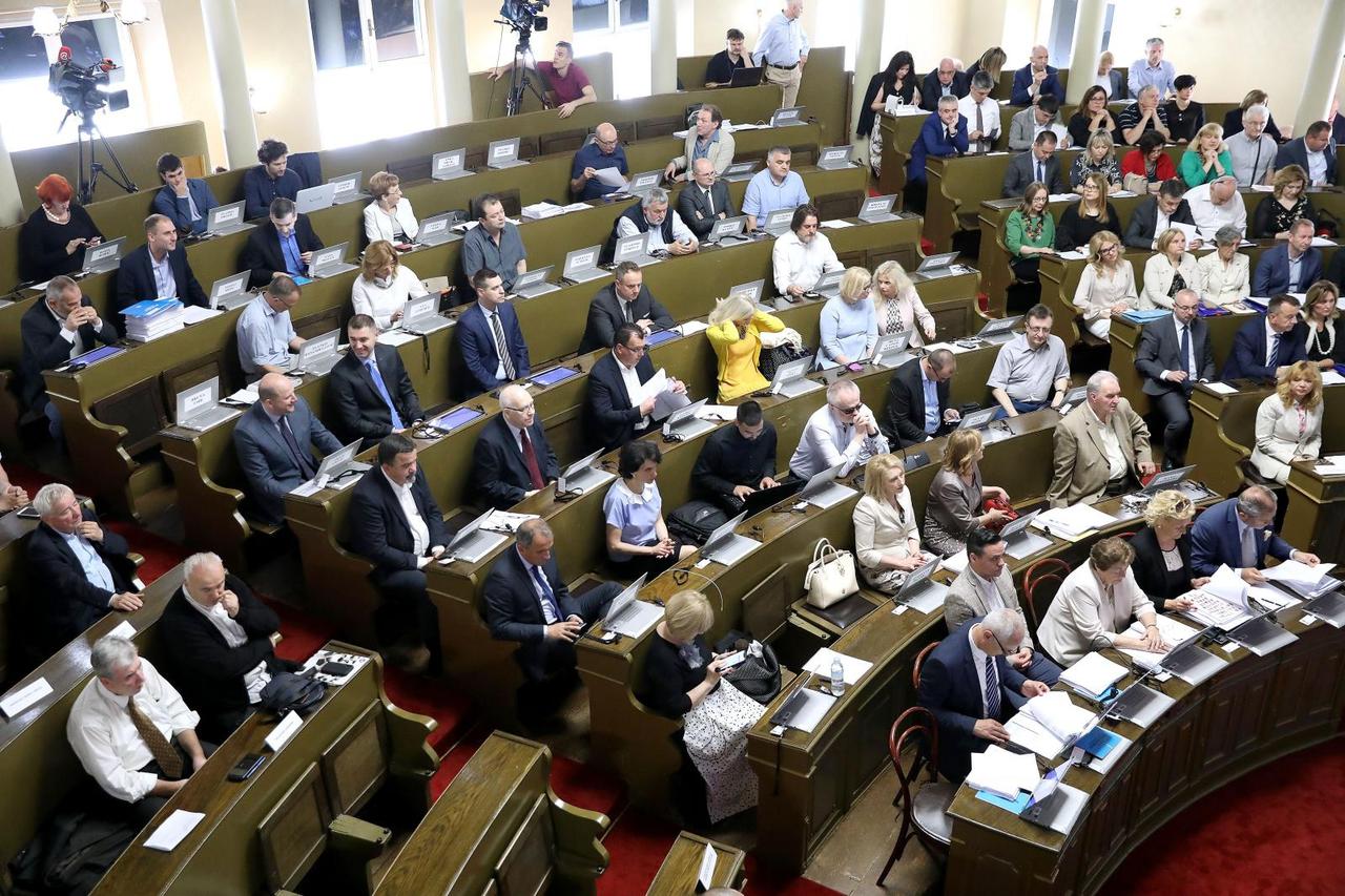 Sjednica zagrebačke Gradske skupštine