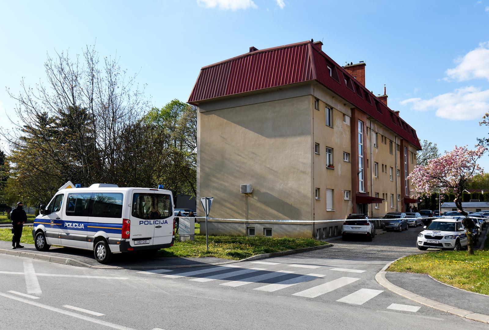 17.04.2022., Ivanec- U stanu pronadjeno tijelo muske i zenske osobe. Radi se o policijskim sluzbenicima. Ocevid je u tijeku. Photo: Vjeran Zganec Rogulja/PIXSELL