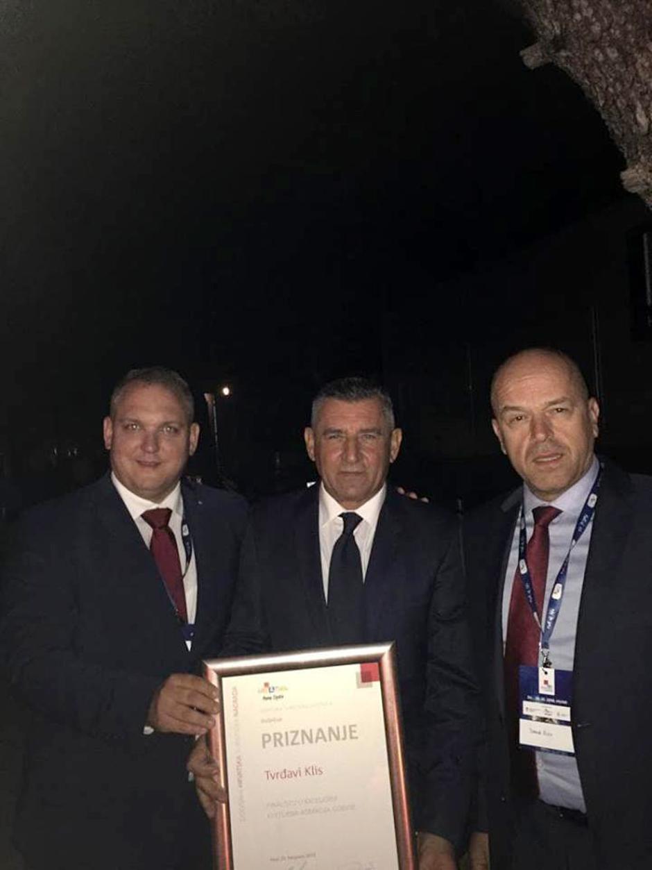 Općina Klis je na Danima hrvatskog turizma na Hvaru osvojila 3. mjesto za kulturnu atrakciju godine