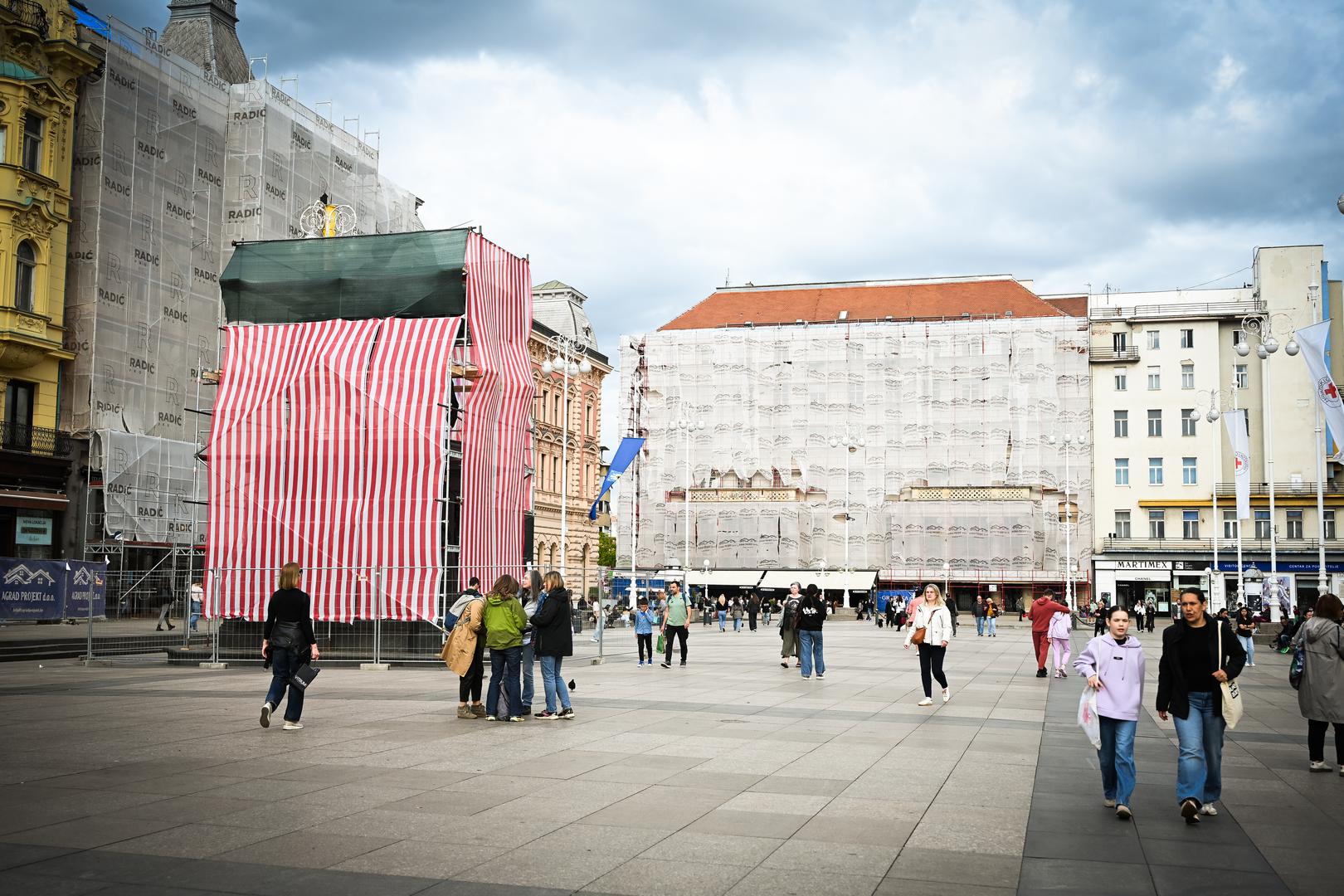 Na glavnom zagrebačkom trgu ovih su dana postavljene skele oko spomenika banu Josip Jelačić, jednog od najprepoznatljivijih simbola hrvatske metropole. 