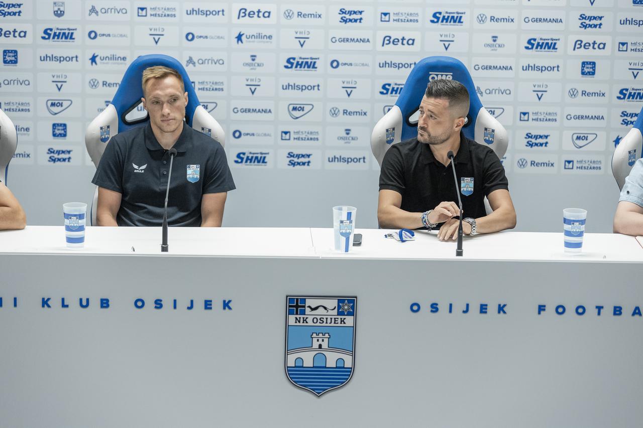Osijek: Konferencija za medije NK Osijek povodom 2. pretkola UEFA Konferencijske lige 