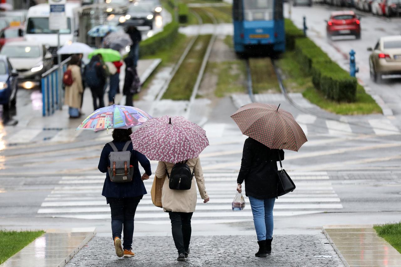 Kišni dan u Zagrebu