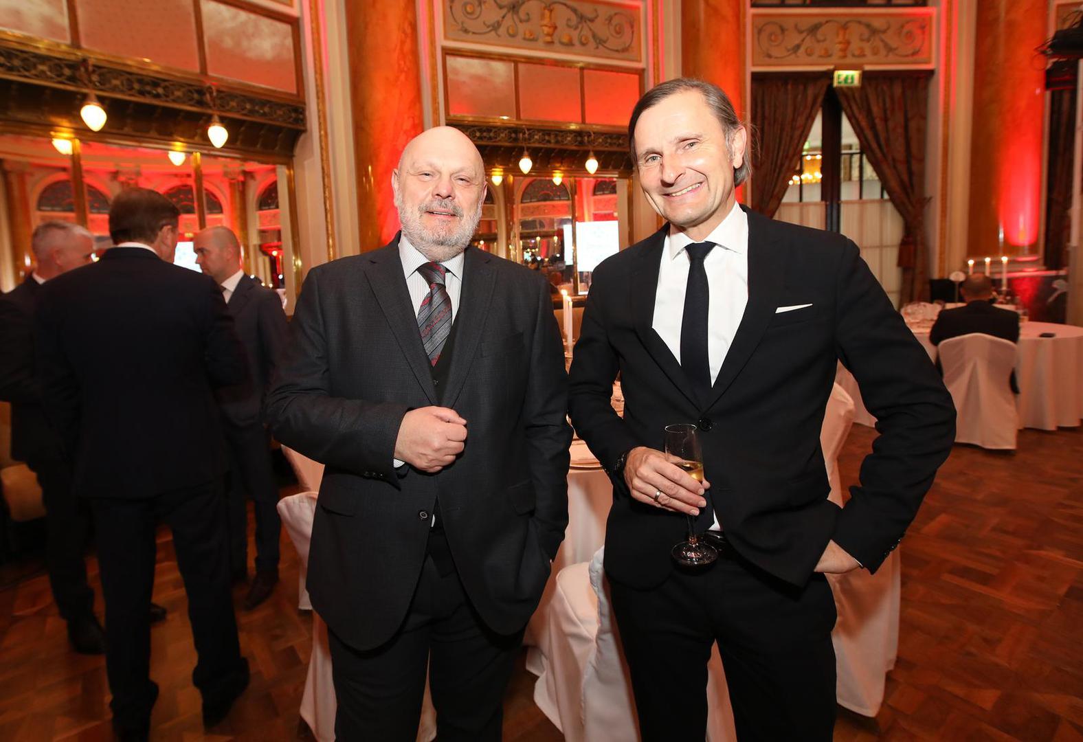 14.12.2021 Zagreb-  U hotelu Esplanade odrzano je proglasenje gospodarstvenika i gospodarskog dogadjaja 2021. godine u izboru Vecernjeg lista. Renato Ivanus, Klaus Schweighofer