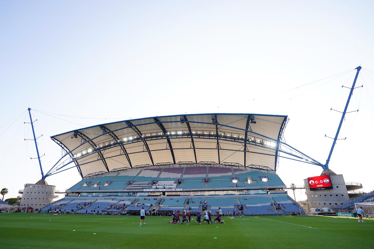 Zagrijavanje nogometaša Gibraltara i Hrvatske uoči utakmice kvalifikacija za FIFA Svjetsko prvenstvo