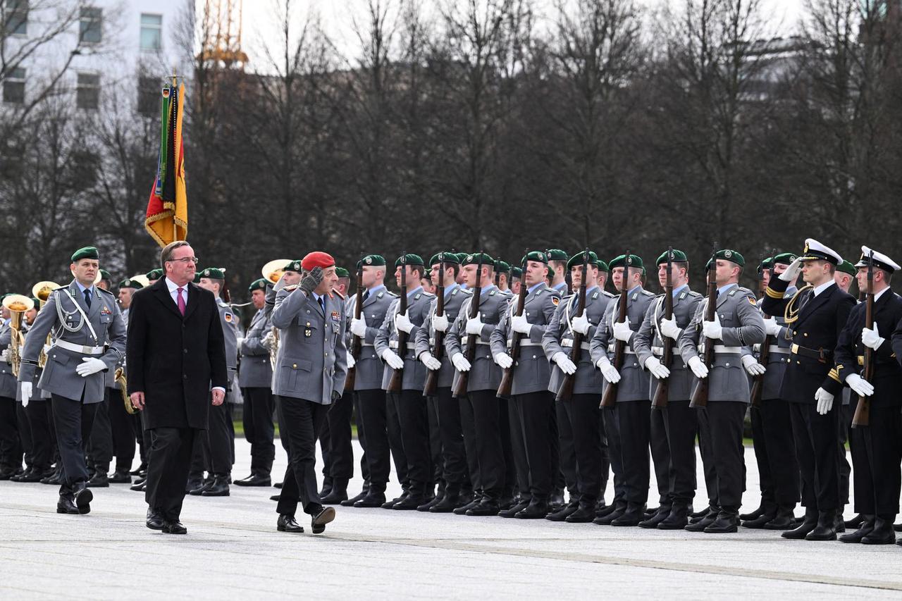 Inauguration of new Inspector General of Germany's army Bundeswehr, in Berlin