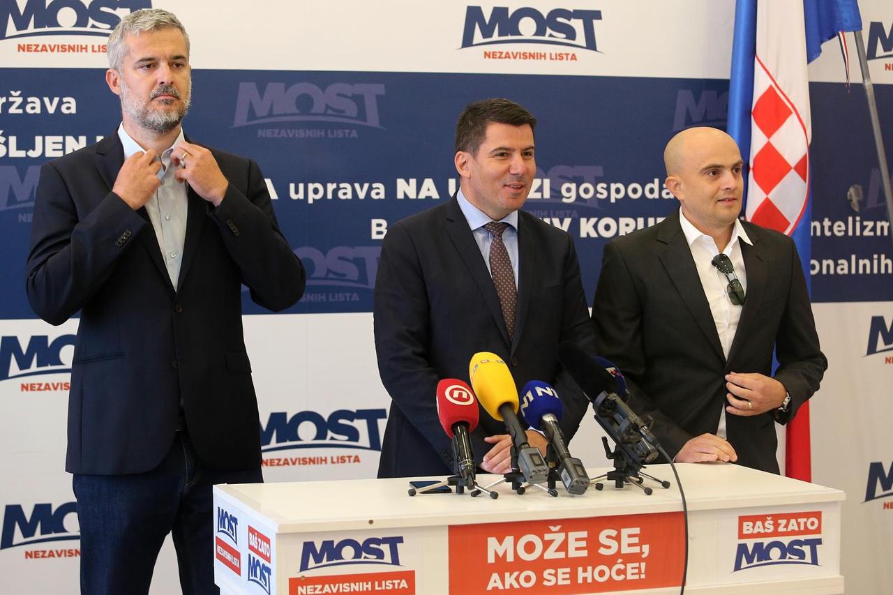 Zagreb: MOST predstavio svoju listu i suradnju s Hrvatskom republikanskom strankom