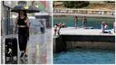 Croatia Faces Dueling Weather: Rain and Thunderstorms in North, Scorching Heat in South