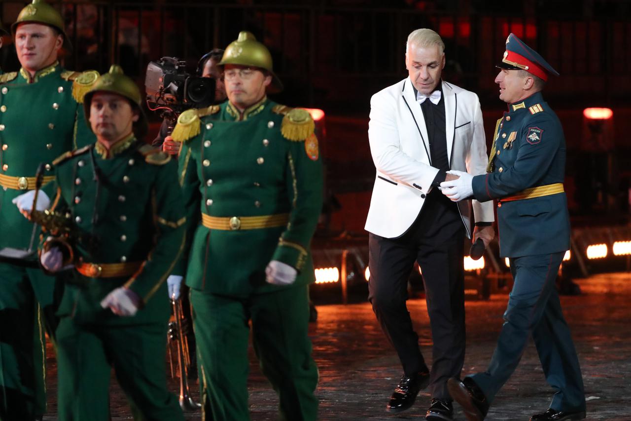 Closing of 2021 Spasskaya Tower International Military Music Festival in Moscow