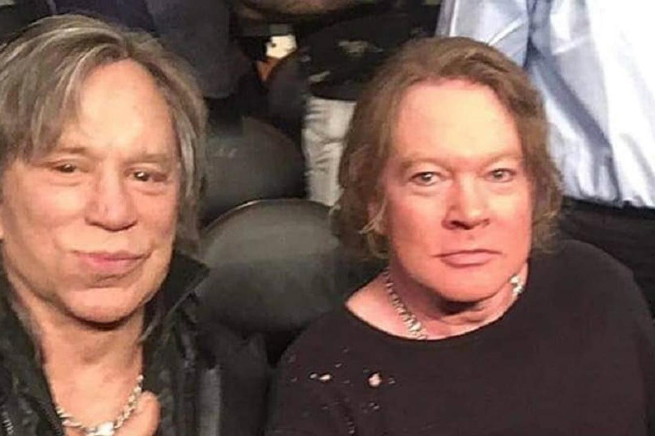 Mickey Rourke i Axl Rose