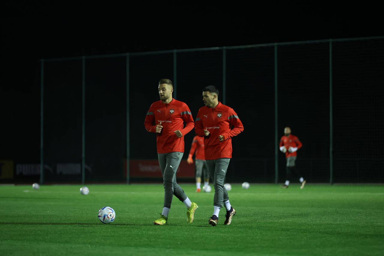 Reprezentacija Srbije odradila trening