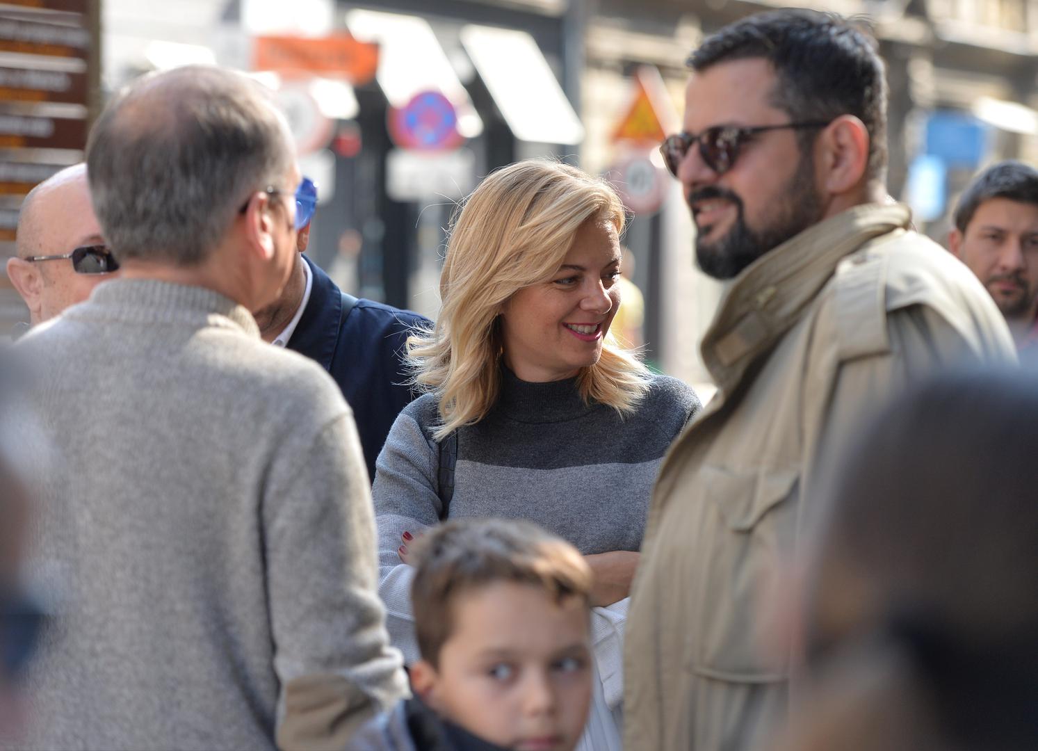 Novinarka Mirjana Hrga u gradu se srela s dragim prijateljima Robertom Zuberom i Damirom Smrtićem. 