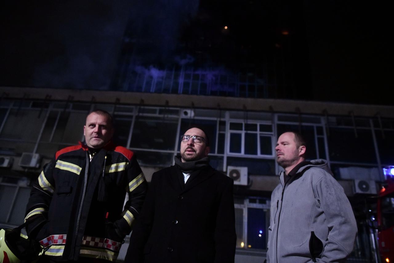 Zagreb: Tomasevic dao izjavu vezano uz pozar Vjesnikovog nebodera
