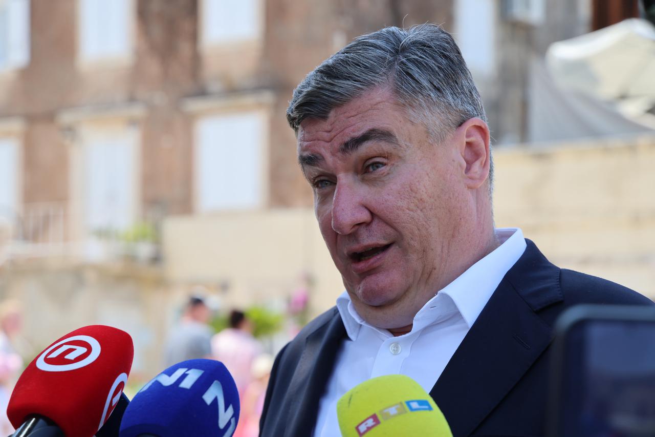 Vis: Predsjednik Milanović dao izjavu za medije