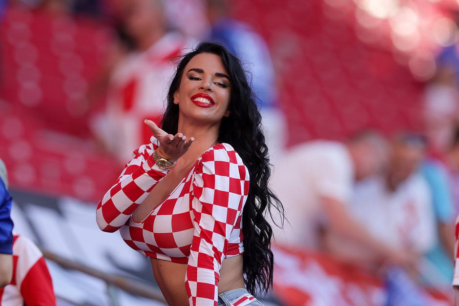 Leipzig: Ivana Knoll na stadionu uoči susreta Hrvatske i Italije u 3. kolu skupine B na Europskom prvenstvu