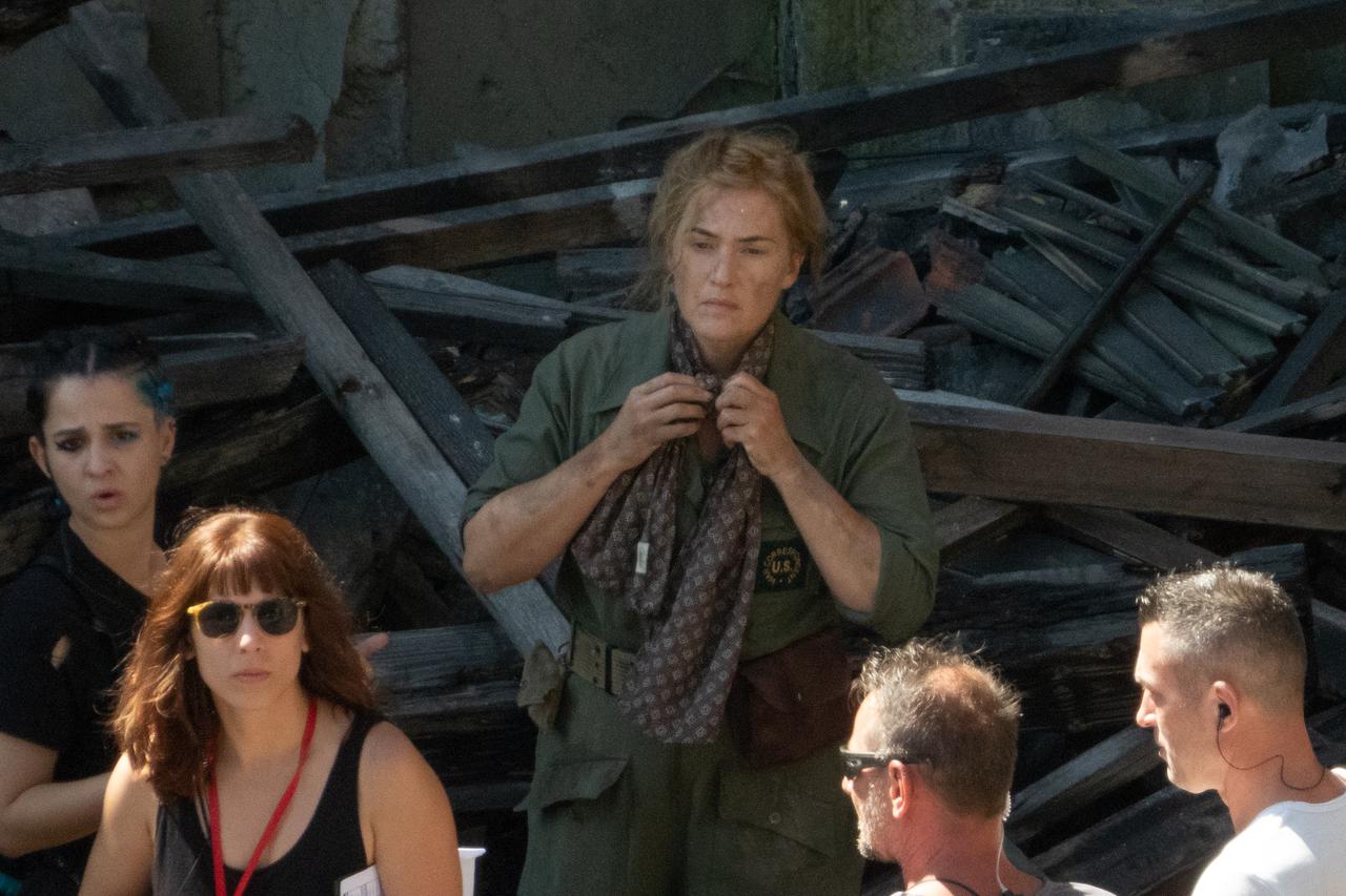 Kate Winslet na snimanju filma u Dubrovniku