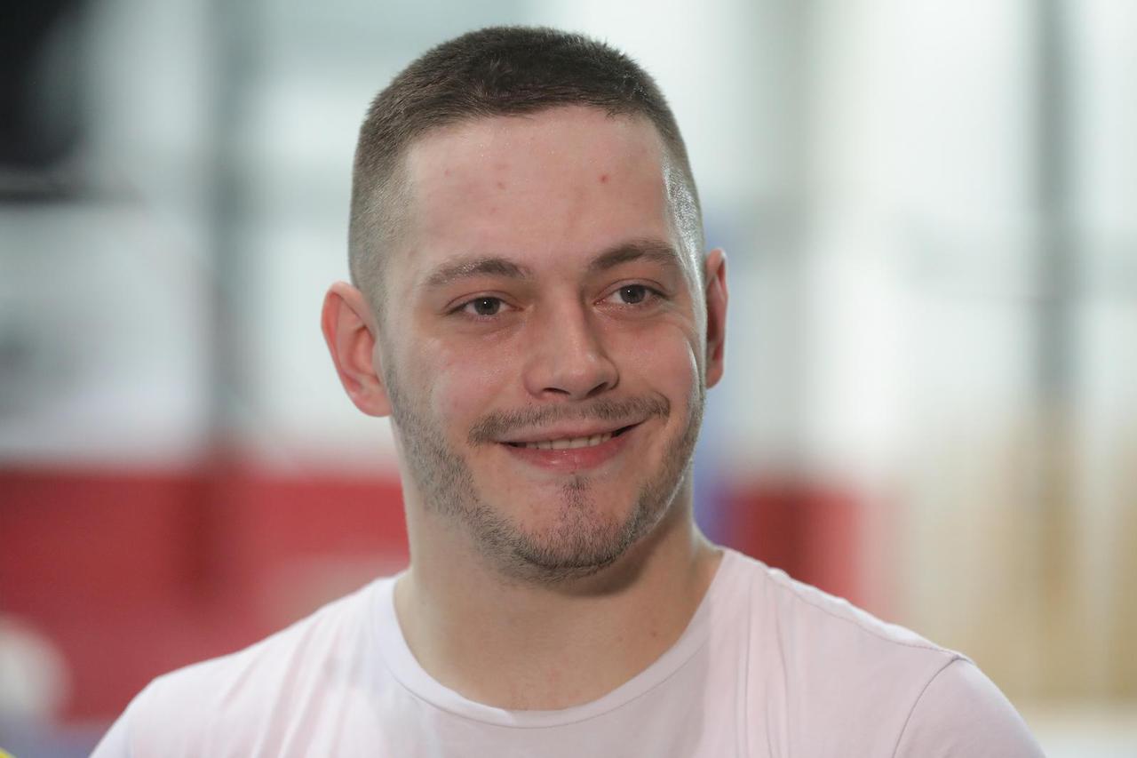 Zagreb:  Tin Srbić uoči odlaska na Svjetsko prvenstvo u Liverpool,  odradio trening te dao izjavu za medije