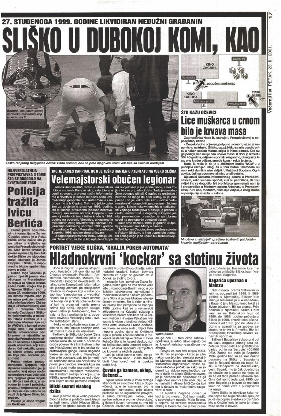 Atentat na Vijeku Sliška, arhiva