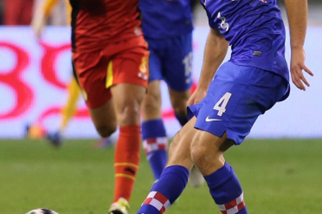 '11.09.2012., stadion Kralj Baudouin, Bruxelles, Belgija - Kvalifikacije za Svjetsko nogometno prvenstvo 2014., skupina A, 2. kolo, Belgija - Hrvatska. Josip Radosevic.  Photo: Marko Prpic/PIXSELL'