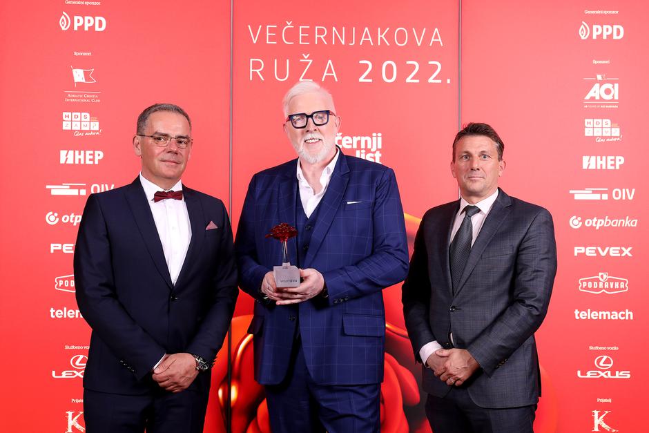 Zagreb: Dobitnici medijske nagrade Večernjakova ruža sa sponzorima