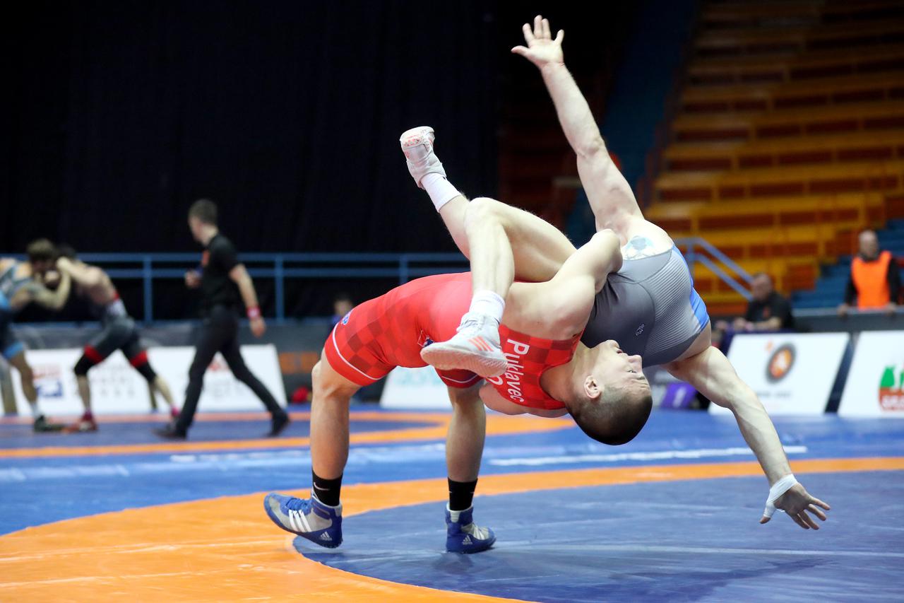 Zagreb: UWW Grand Prix Zagreb Open 2019., Pavel Puklavec - Dawid Karecinski